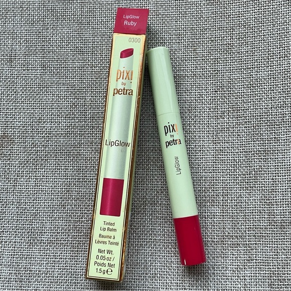LipGlow Tinted Lip Balm color RUBY Pixi by Petra New in Box - Picture 2 of 9
